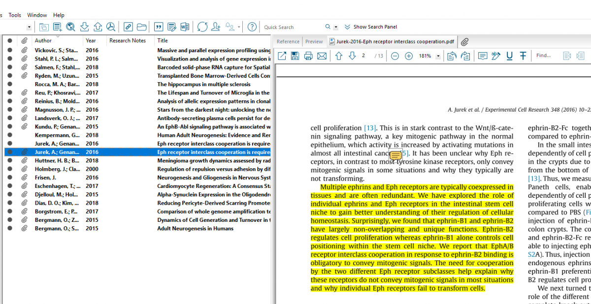 View and annotate PDF screenshot