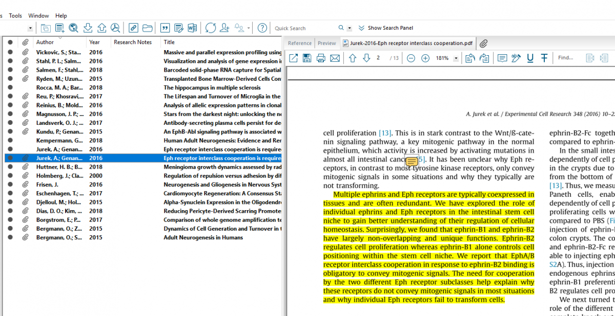 endnote 20 travelling library