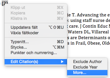 Word Edit Citation(s) screenshot