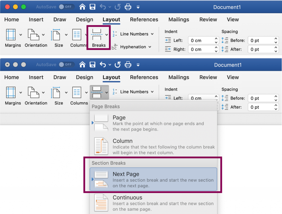 how to remove a page in word 2016