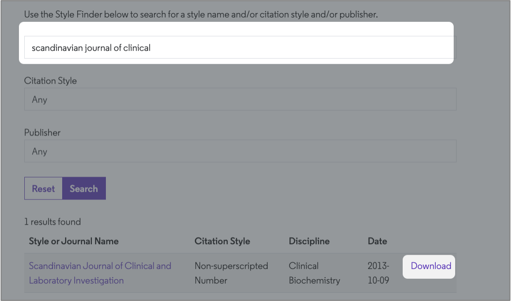 download more endnote output styles