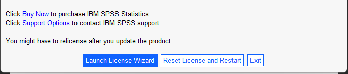SPSS Authorized user license