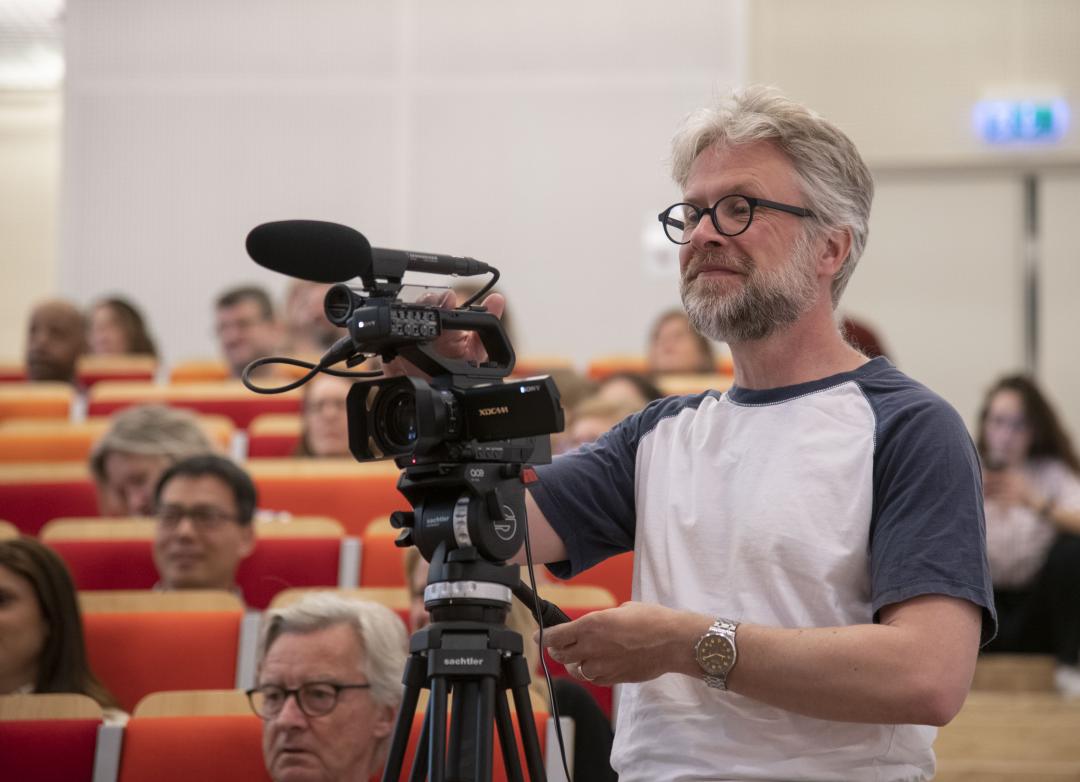 Filmning pågår med Bildmakarna. Foto Ulf Sirborn