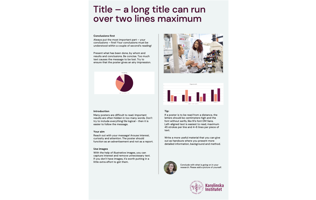 templates for poster presentation