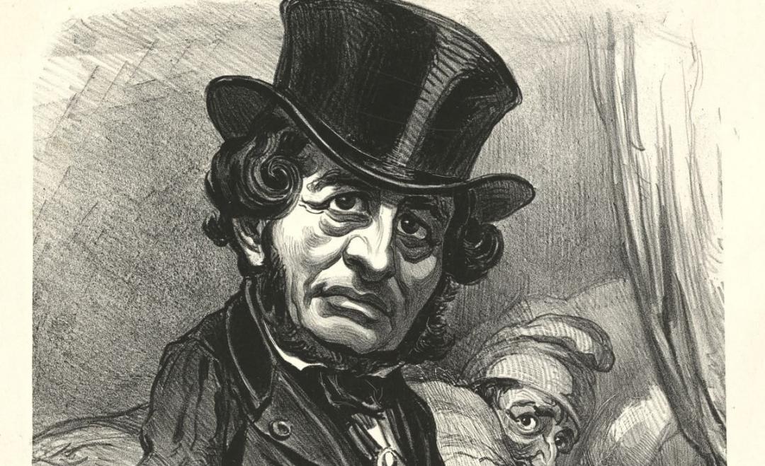Étienne Carjat (1828-1906) Le Docteur Malgaigne. Lithograph c. 1865.